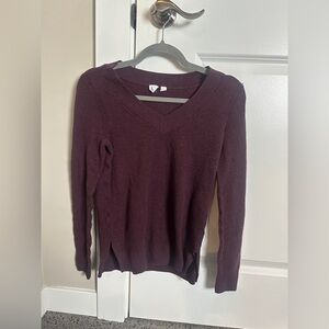 GAP Deep Maroon Knit Top